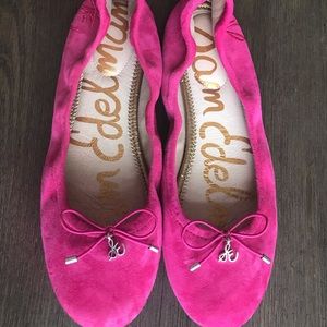 Sam Edelman Pink Suede, Felicia Flats Size 7